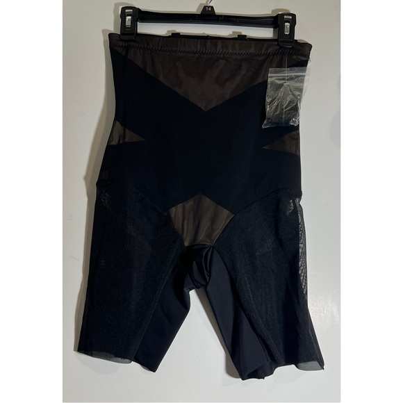 NEW HONEYLOVE SuperPower Short Runway Black Sheer Shapewear Size Large - Picture 4 of 7